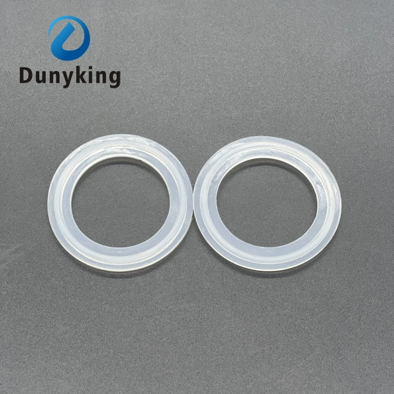 5PCS Fit 19mm-Pipe x 159mm O/D Sanitary Tri Clamp Ferrule Silicone Sealing Strip Gasket Ring Washer For Homebrew Dairy Product