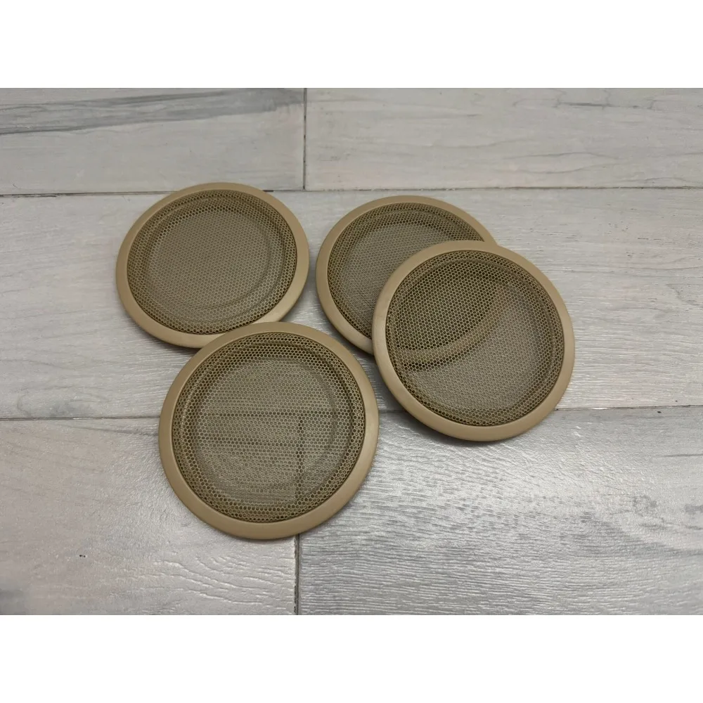 2/4 Pc Beige Yellow Car Door Speakers Cover For BMW 3 4 Series For BMW F30 F32 2012-2019 Left Right Front Rear Door Speaker tRIM