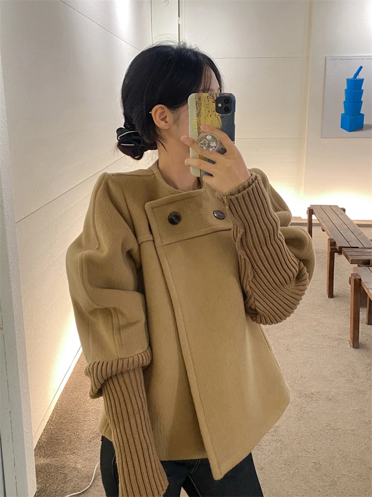 Womens Parkas Winter Coat Female Trench Jacket Women Maxi Long Parka Mujer Woolen Overcoat Casual Oversize Windbreaker