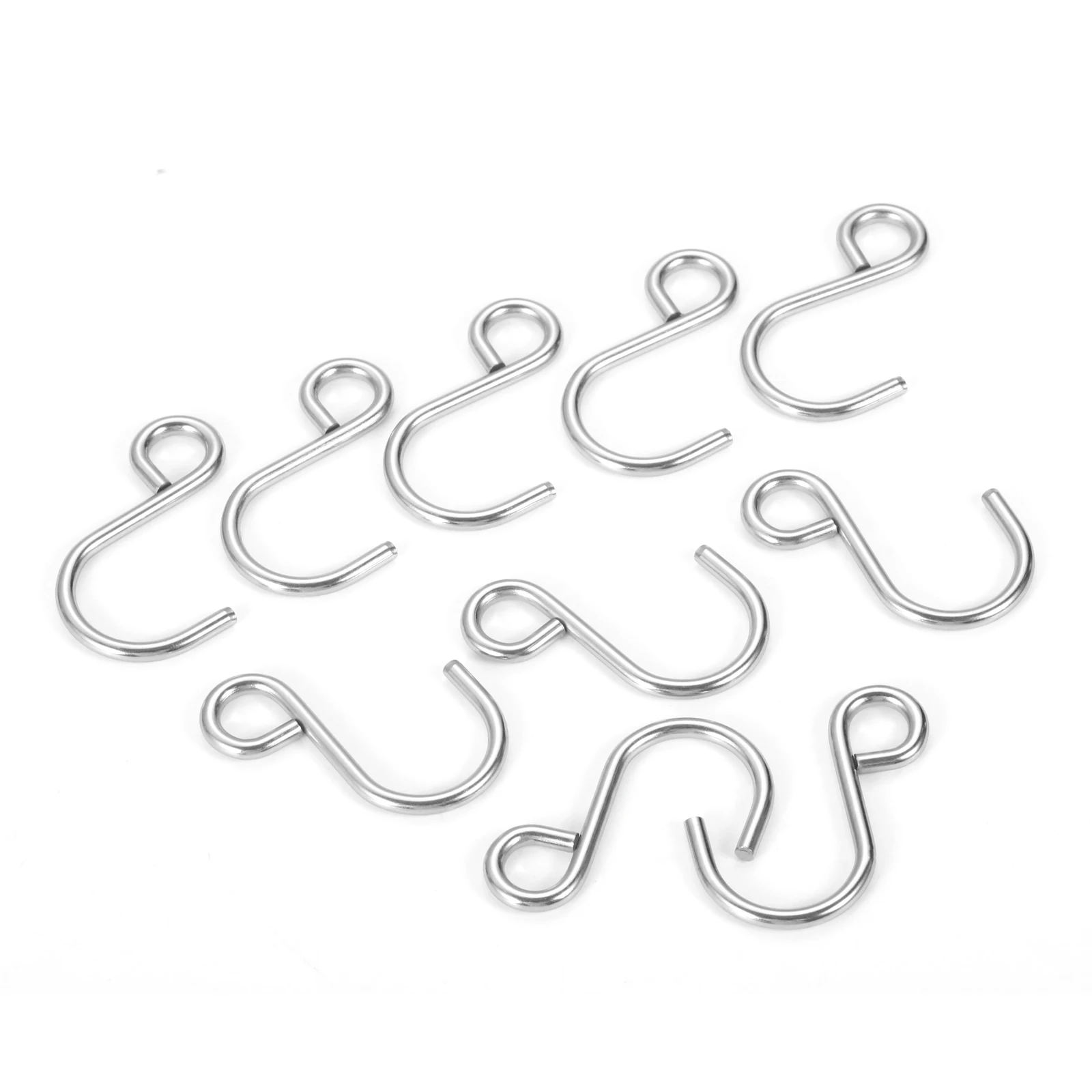10 Chiếc Bạc Móc Treo Kim Loại S Móc Nhà Bếp Phòng Ngủ Nhà Bếp Lan Can S Móc Treo Móc Giá Kẹp Giá Đỡ Bạc Treo Lưu Trữ dụng Cụ
