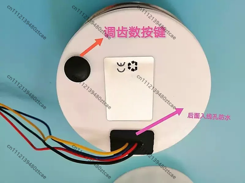 Universal 4-in-1 Modified Instrument Tachometer Water Temp Oil Pressure Voltage Gauge For Marine Diesel Engine Excavator