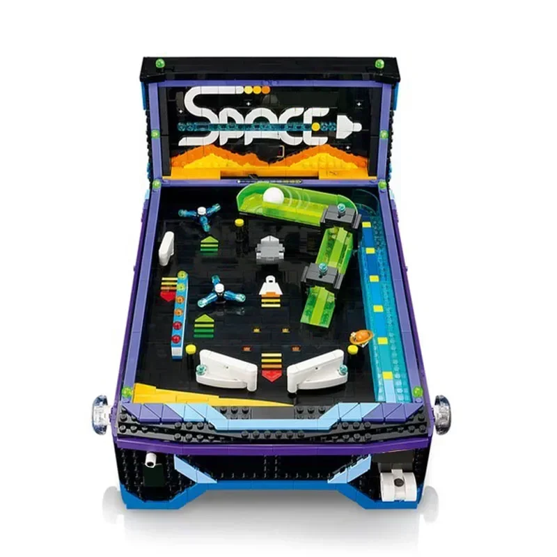 Toy 2274pcs For Adult Gift 2026 Hot Space Arcade Pinball Machine Building Blocks Retro Game Table Model DIY Assembly Bricks