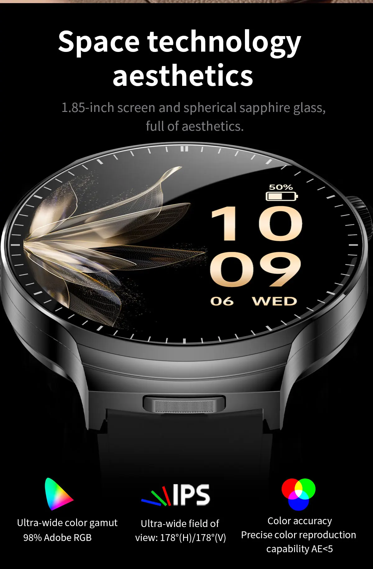 LIGE 2026 Neue TWS 2-in-1 Kopfhörer Smartwatch 1,85 Zoll Bluetooth-Anruf Herren Ohrhörer Smartwatch Herzfrequenz Gesundheitsmonitor Musik-Uhr – Detail 9