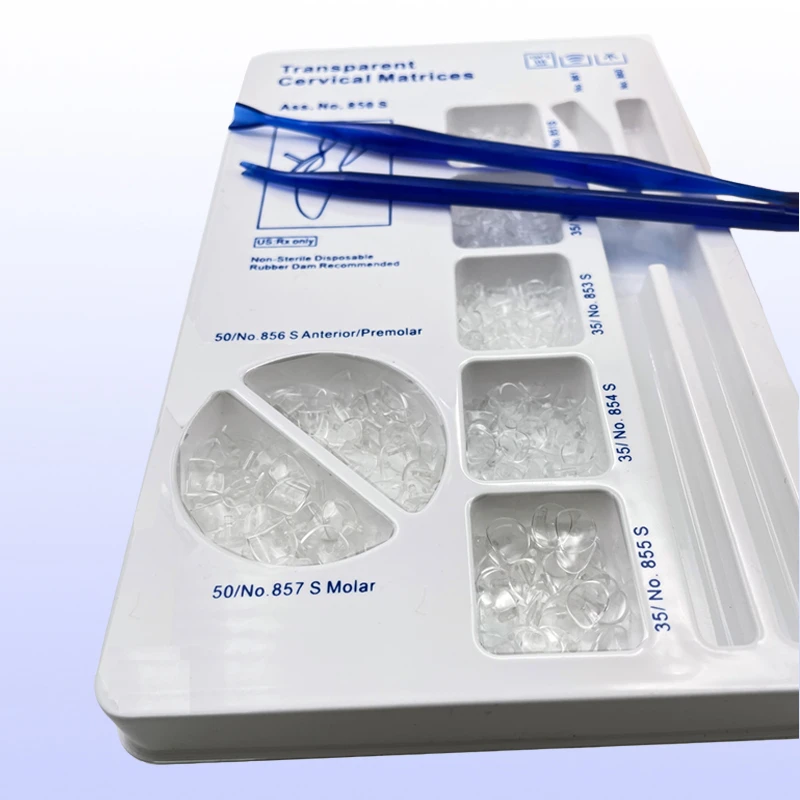277Pcs/set Dentistry Matrix Cervical Matrices Composite Gingival for Kerr Style Transparent 850S Dentist Tools