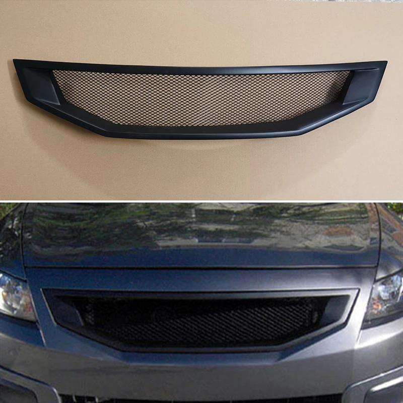 For Honda Accord Coupe 2-Door 2008 2009 2010 Year  Racing Grille Grill Body Kit Accessories FRP Matte Black