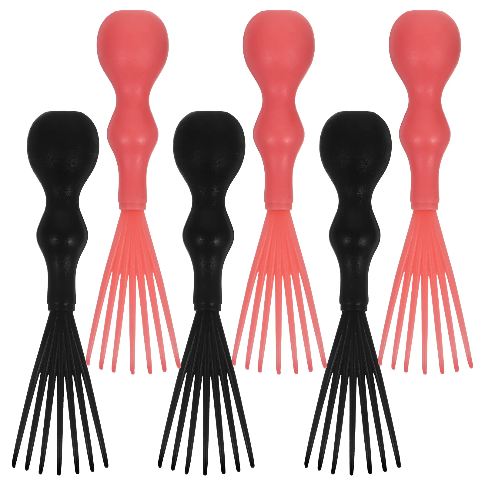 

6pcs Hair Cleaner Comb Remover Pearlescent Tools Claws Easy Use Travel Lightweight Practical Maintenance
