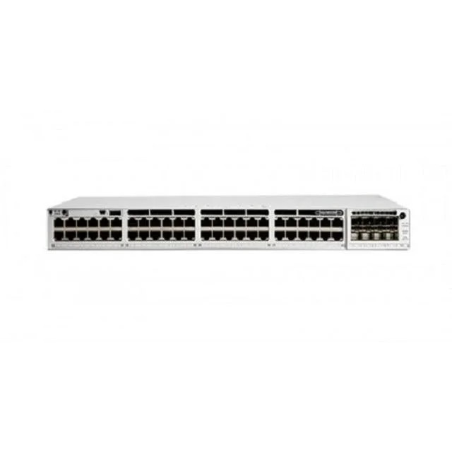 C9200-48P-A 10/100/1000Mbps 176 Gbps Network Advantage Modular uplink options PWR-C5-1KWAC switch