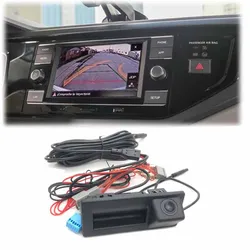 VKAUTO Canbus Dynamic Trajectory Camera For VW Virtus 2018 2019 2020 Oem Unit mib2 STD MQB