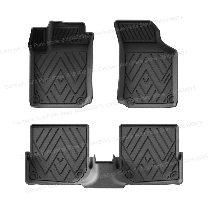  (LHD)for 08-18 Volkswagen Bora TPE Car Floor Mats Eco-Friendly Waterproof Wear-Resistant Double-Layer Floor Mats