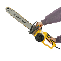 16 Inch Brushless Electric Saw 2000W Cordless Battery Power Chainsaw Wood Cutter Woodwork Garden Tools