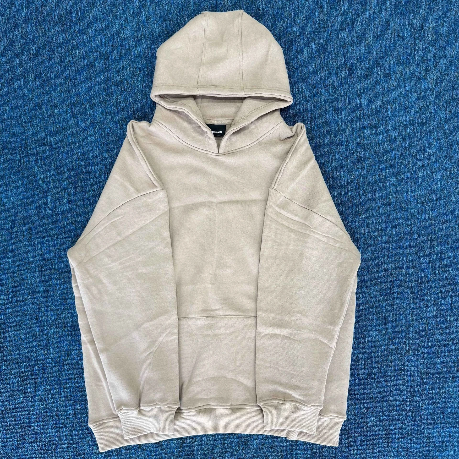 

DF-Женская толстовка с капюшоном в американском стиле в стиле ретро: большой свитшот на мягкой флисовой подкладке, уличный модный пуловер с принтом