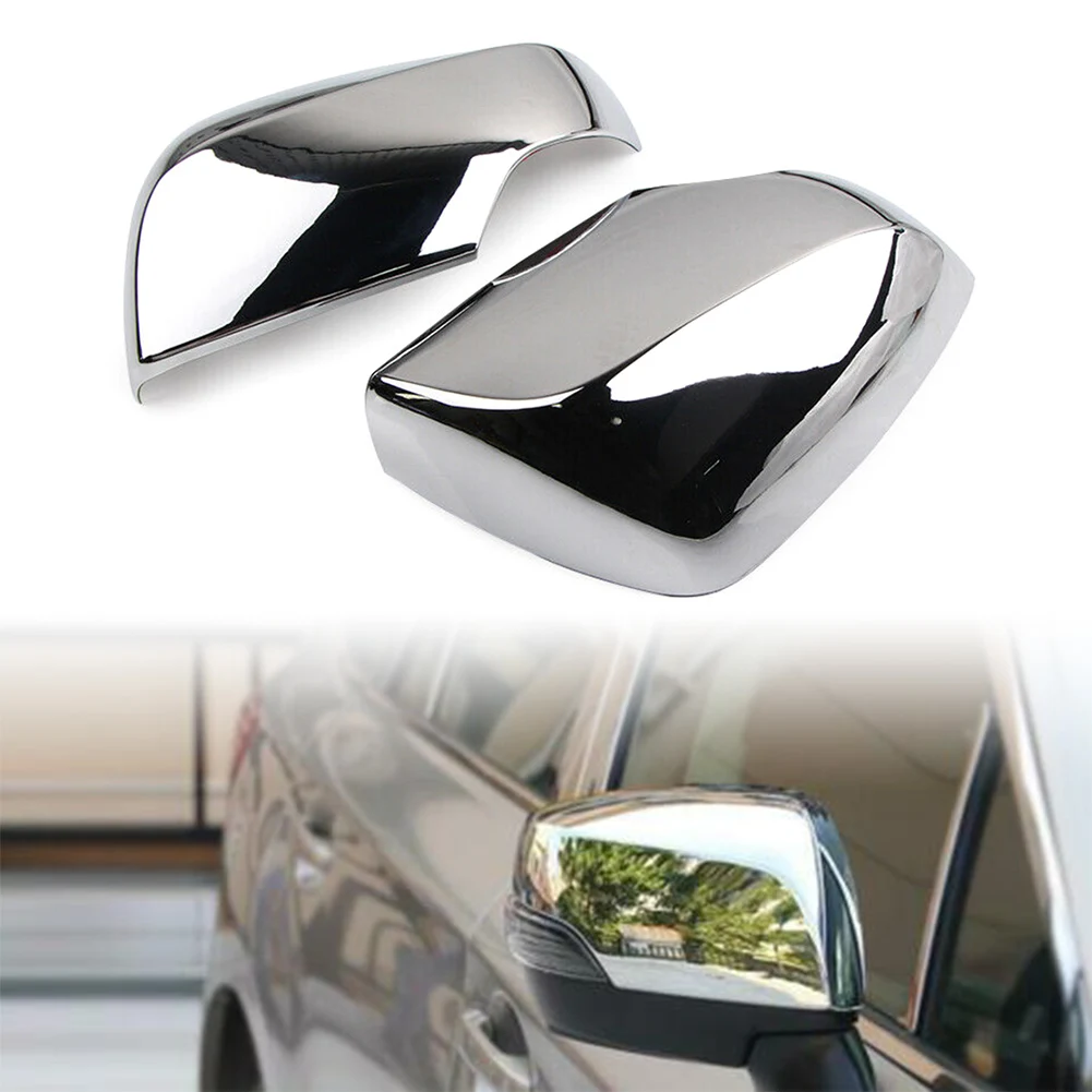 Chrome Door Side Rearview Mirror Cap Moulding Decoration Cover Trim For Subaru Forester 2019 2020