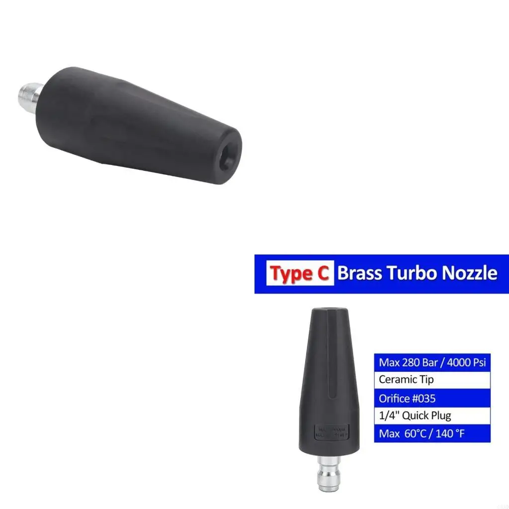 

TurboNozzle with 1/4" Plug for Car Washing Machine 4000psi TurboSpray Nozzle C5AD