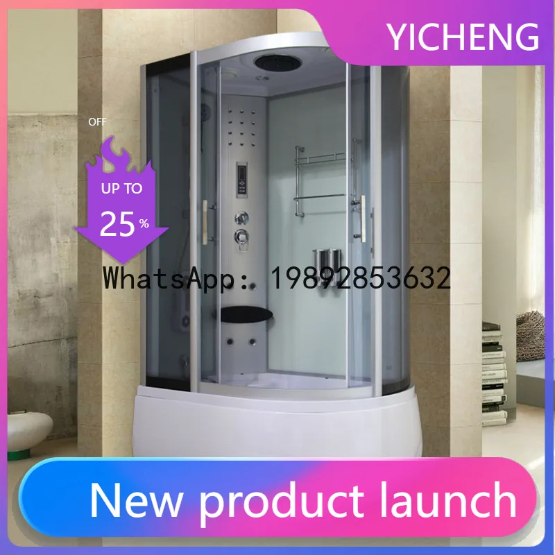 

Hys integrated shower enclosure, enclosed acrylic shower room, family shower room, steam sauna room