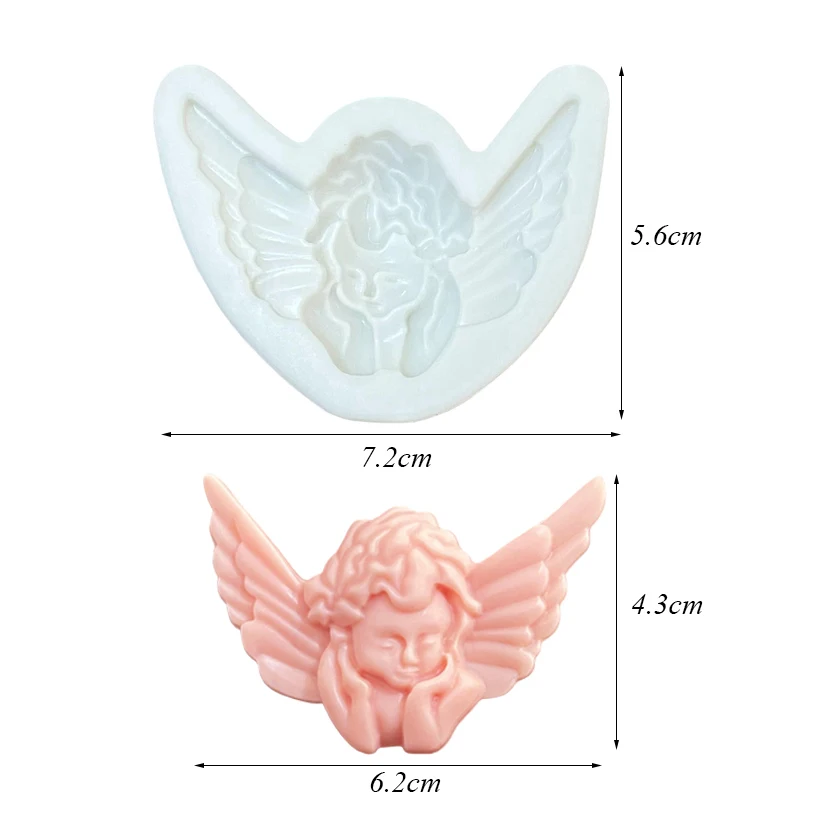 Angel Shape Silicone Sugarcraft Mold Fondant Cake Decorating Tools Baking Mold