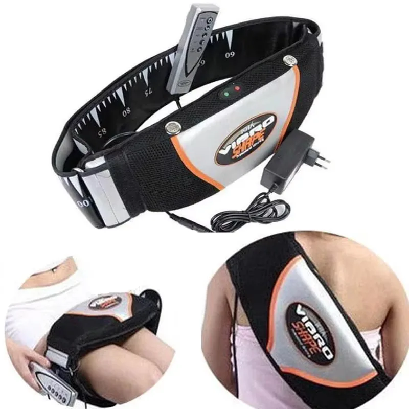 Health Care Men Electric Vibrating Slimming Women Massage Belt Massager Flex Vibro Shape Slender Fat Burning Waist Belt Weight