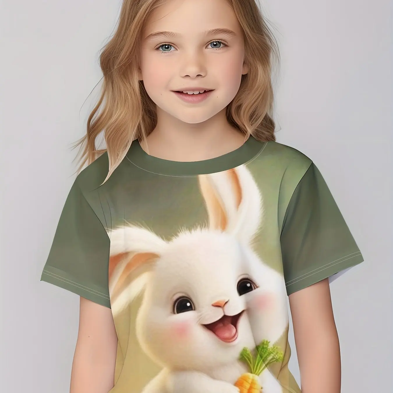 Kinder Kleidung Mädchen Kleidung Kurzarm Mädchen T-Shirt Kawaii Tiere Drucken Nette Mädchen Top Kinder Sommer Kleidung Girly Kleidung