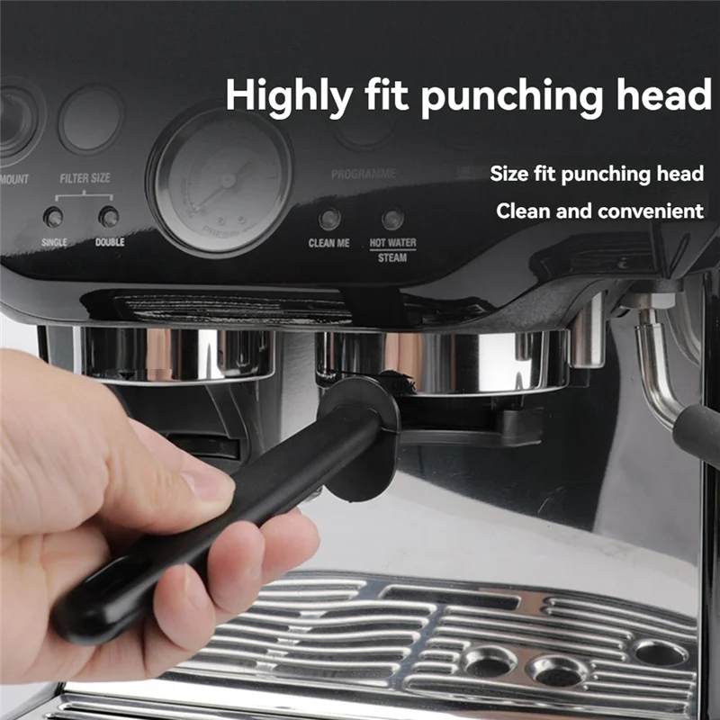 B07B-54Mm Coffee Machine Brush Cleaner Removable Coffee Maker Espresso Group Cleaning Round Brushes Cleaning Tool