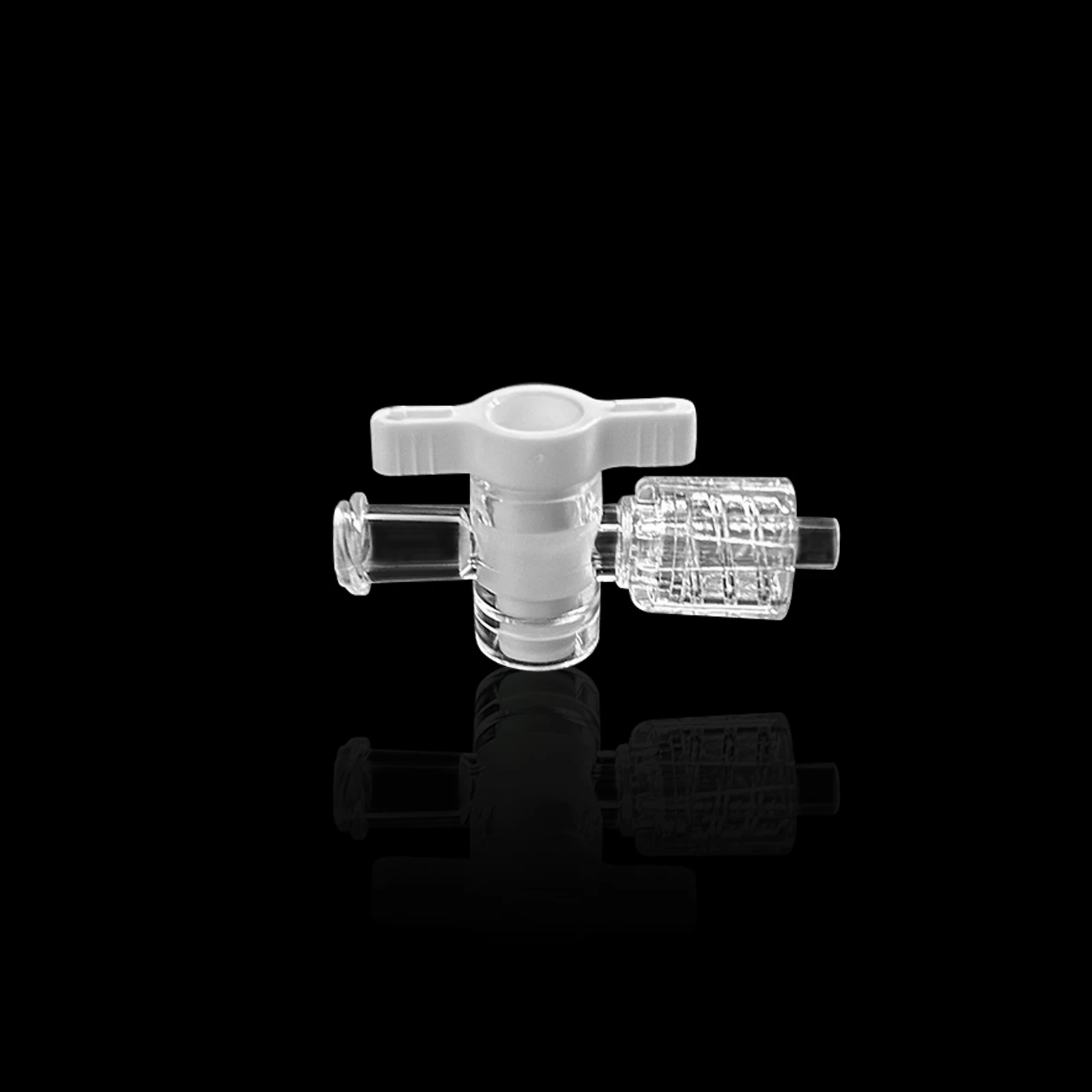 50pcs 2-way Stopcocks for Luer Lock and Catheter Systems, 2-way Connection Valve, for Medical and Laboratory Use, Disposable.