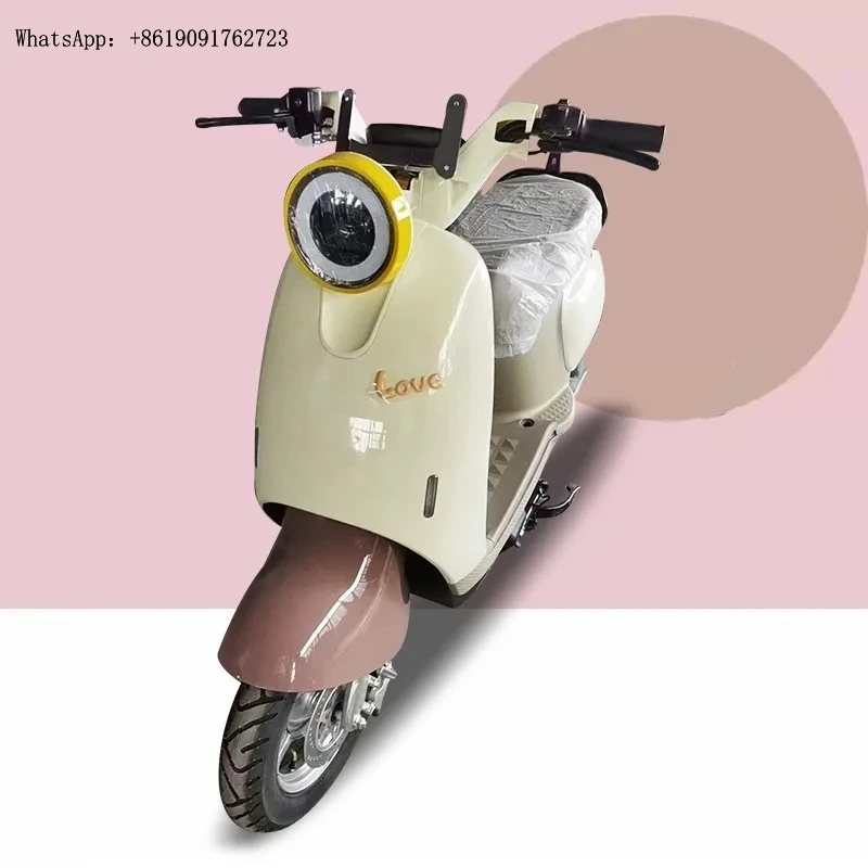 الراقية المصنع مباشرة 800 واط/1000 واط الوردي سكوتر كهربائي V6 على الطرق الوعرة الدراجات النارية مع 60 فولت مكبح قرصي للمراهقين #4