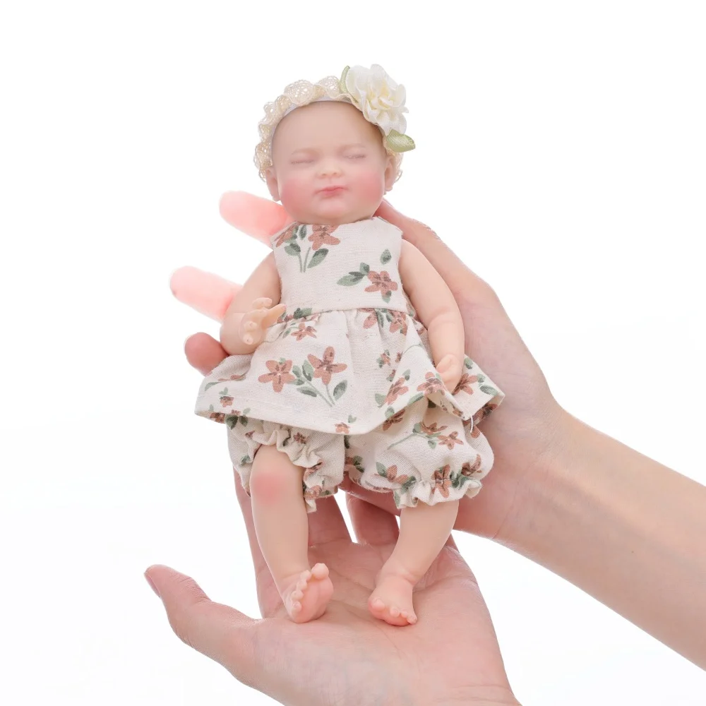 

Cloveray 8-дюймовая оригинальная однотонная силиконовая реалистичная кукла реборн, супер мягкая силиконовая кукла, высококачественная игрушка, подарок для ребенка