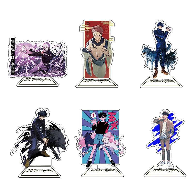 Jujutsu Kaisen Stand Display Anime Figure Model Acrylic Standee Kento Nanami Figurine Megumi Figma Desk Decoration Cartoon Plate