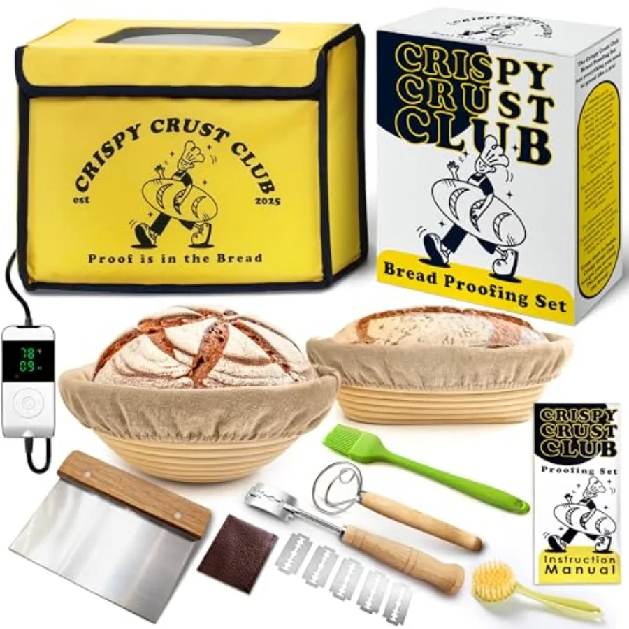 

Bread Proofing Box and Sourdough Kit Sourdough Proofing Box and Starter Kit Bread Making Tools and Supplies Sourdough and Dough