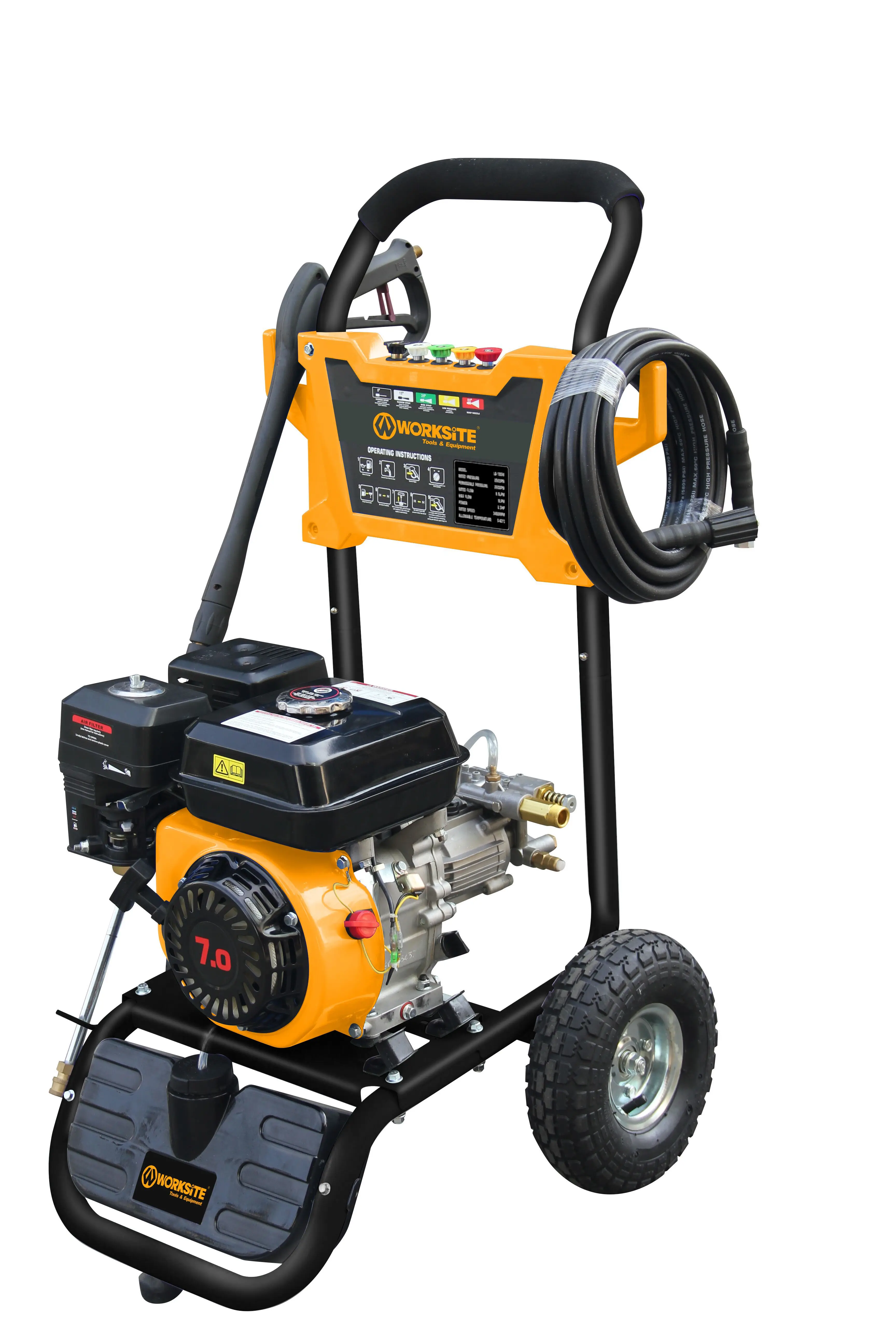 WORKSITE Customized Gasoline High Pressure Washer 9L/min Car Pressure Washer Cleaner Tool Machine