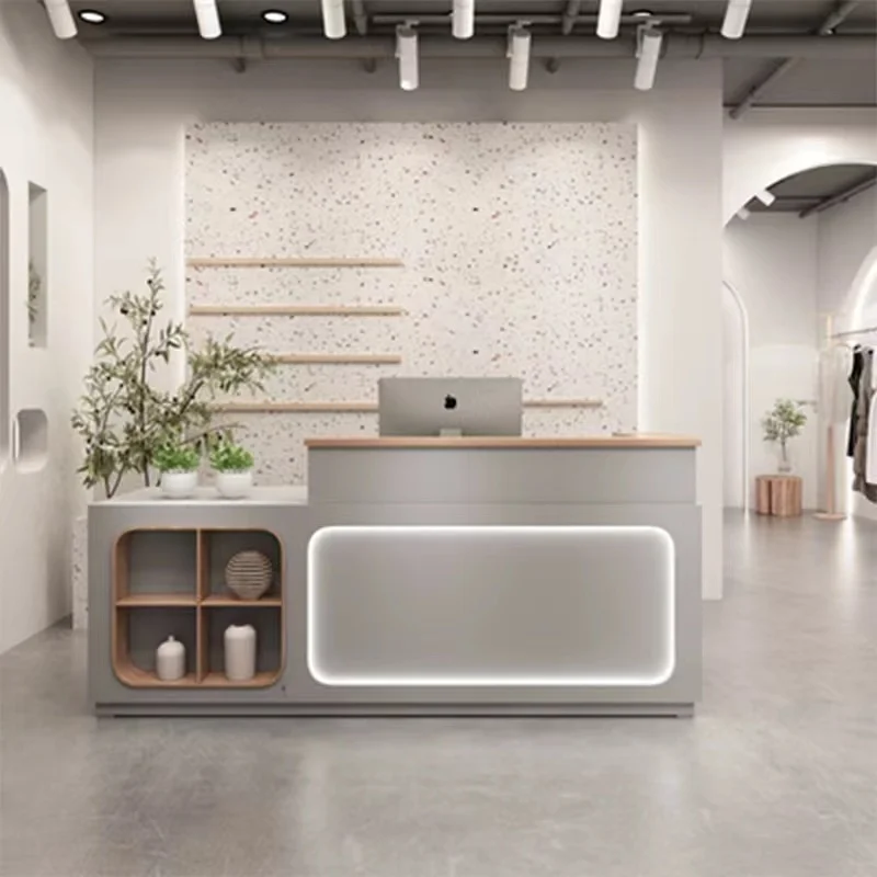 HHRestaurant Front Desk Reception Counter Modern Classic Clinic Reception Desks Beauty Salon Mostrador Recepcion Office Furnitur