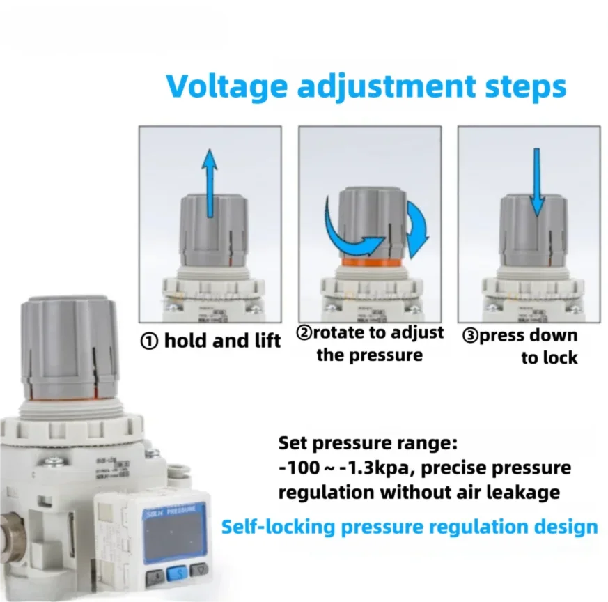 Vacuum negative pressure regulator valve reducing valve pumping regulator valve IRV10-C06 IRV20-C08 C10 LC08