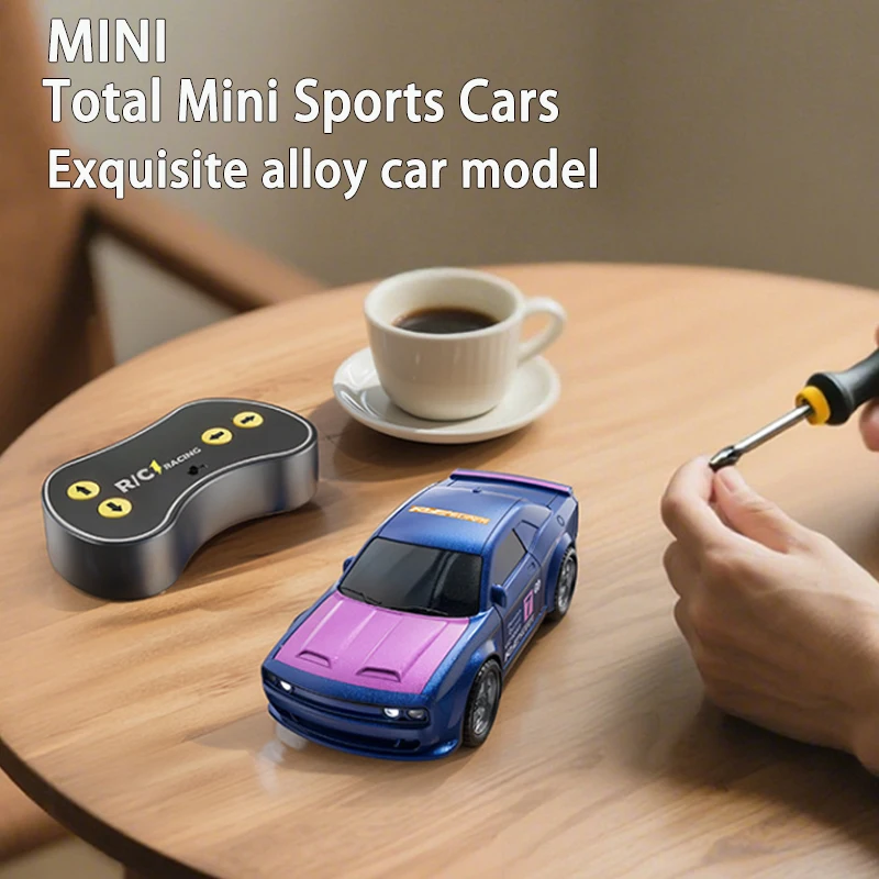 

RC Car 1:43 2.4G High Speed Drift RC Car With APP Control & Lights Mini RTR Racing Car Model 4WD Full RC Vehicles Toys Gifts
