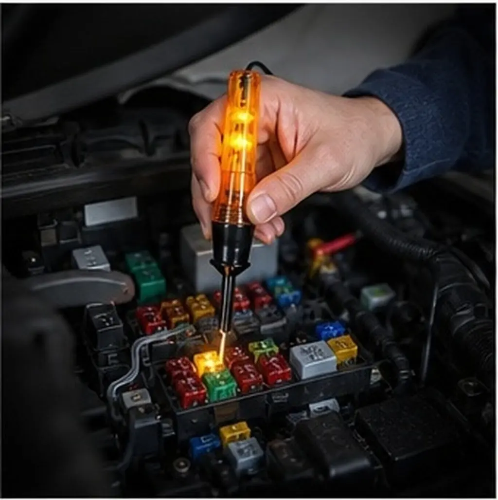 Portable Automotive Circuit Tester Pen 6-24V Car Voltage Tester Electrical Test Pen High Sensitivity Auto Repair Diagnostic Test