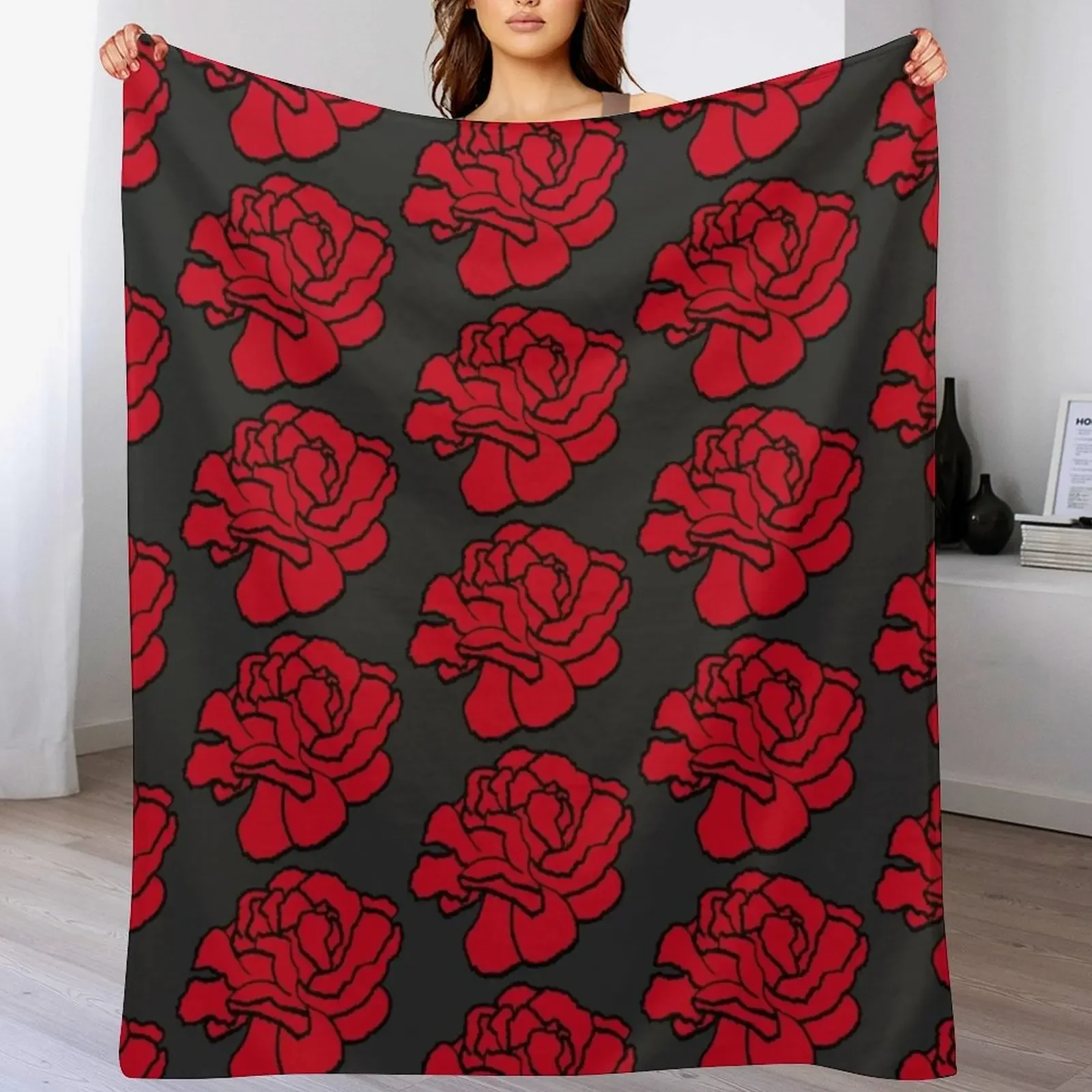 

hadestown flower Throw Blanket Lightweight Cozy Blanket for Bed Sofa