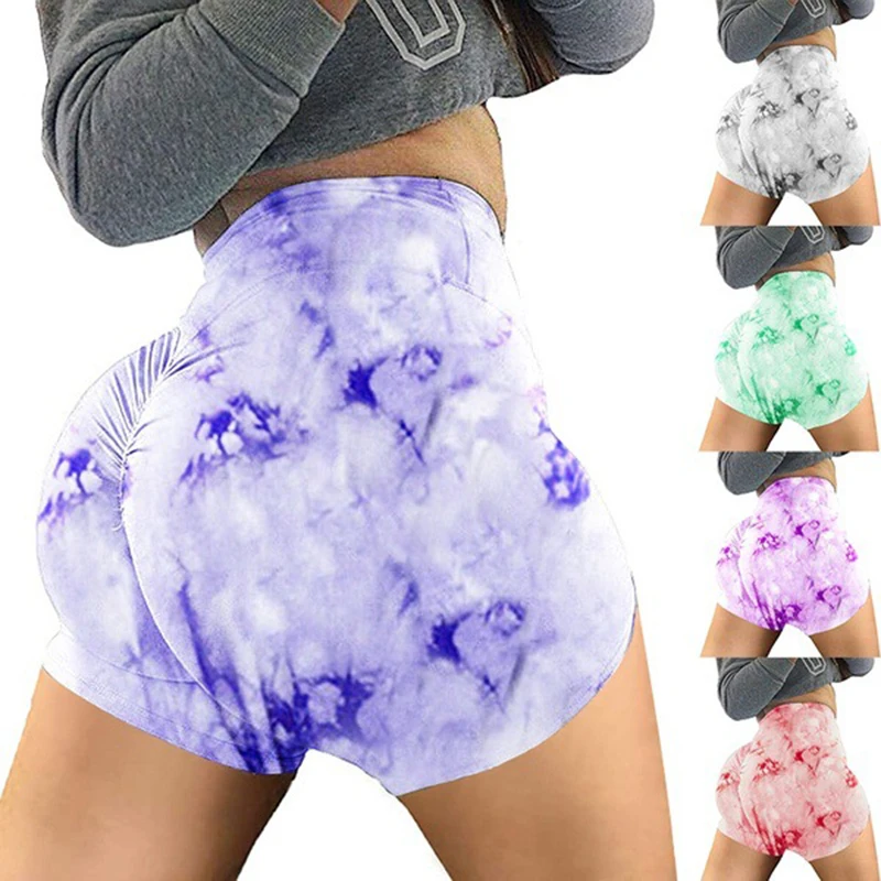 

Sports Gym Shorts For Women New Cycling Jogging Fitness High Waist Push Up Gym shorts Leggings Women Yoga Clothing