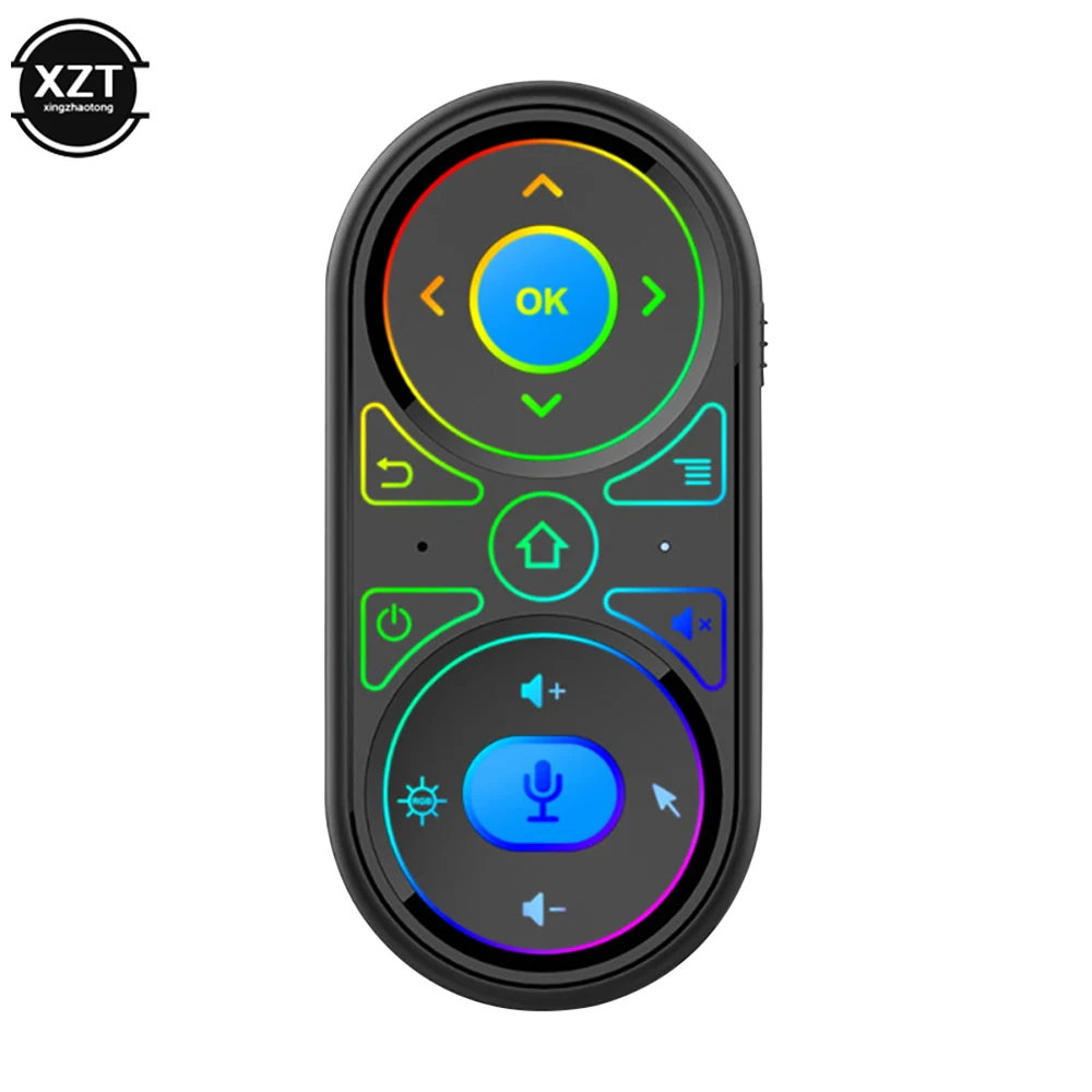 G11 Mini Air Mouse Universal Intelligent Voice Control 2.4G RGB Backlight Stereo Remote Control for X96 H96 MAX A95X F3 TV Box