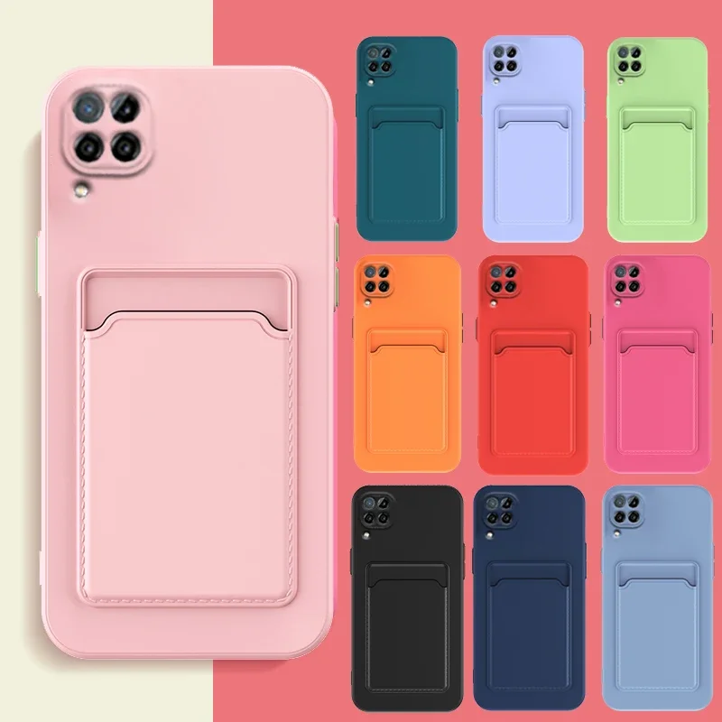 Funda de silicona para teléfono móvil, carcasa con tarjetero para Huawei P30 Lite, P40, P30 Pro, 4G, 5G, Funde, Nova 5T, 7I, 6SE, 7SE, Nova, 8I, 9