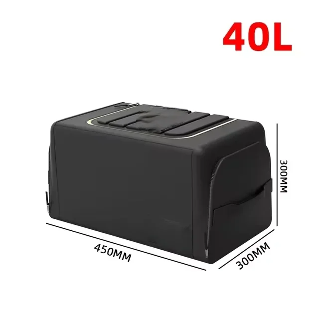 Car Trunk Storage Organizer With Lid Universal Car Trunk Organizer 70L Storage Box Oxford Cloth Folding Organizador