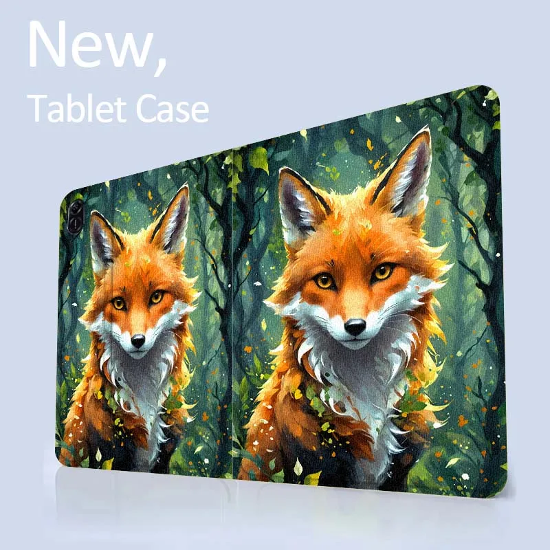 Cartoon Anime Fox Tablet Case For Honor Tab Pad 6 7 8 9 X8 V7 V8 X9 13 X8a X9a Pro 10 Magic GT GT2 10.1 13.3 Inch