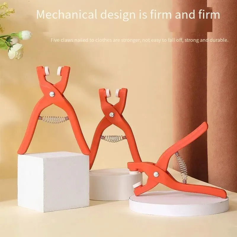 100sets Metal Snap Button Kit With Fastener Pliers Press Tool for Clothing Sewing Buttons Installation Tool Sewing Accessry