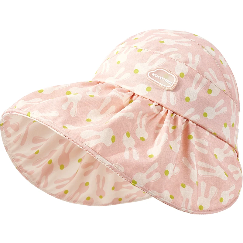 

Kids Wide Brim Shell-Shaped Sun Hat Open-Top UV Protection Toddler Beach Visor Cap Summer Baby Sun Hats for Girls 6M–5Y