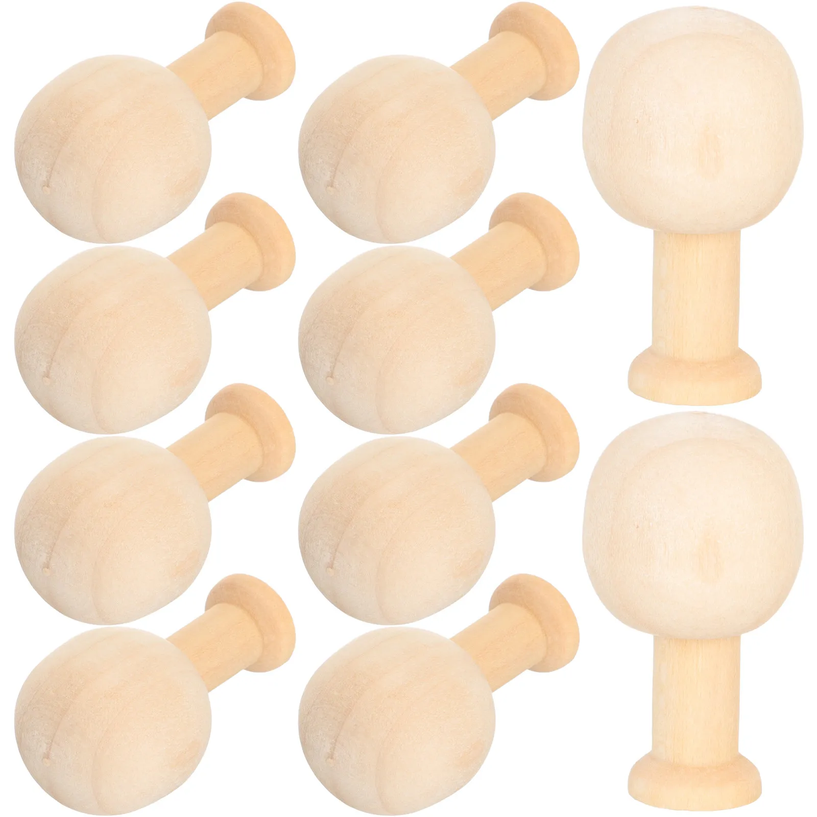 

10Pcs DIY Wood Trees Unfinished Miniature Tree Ornaments for Home Decoration Painting Crafts Easter Centerpiece Decor