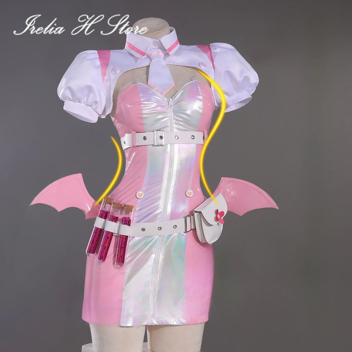 

Irelia H Anime Muse Dash Buro Cosplay Costume Buro nurse Dress For Women Halloween Costume