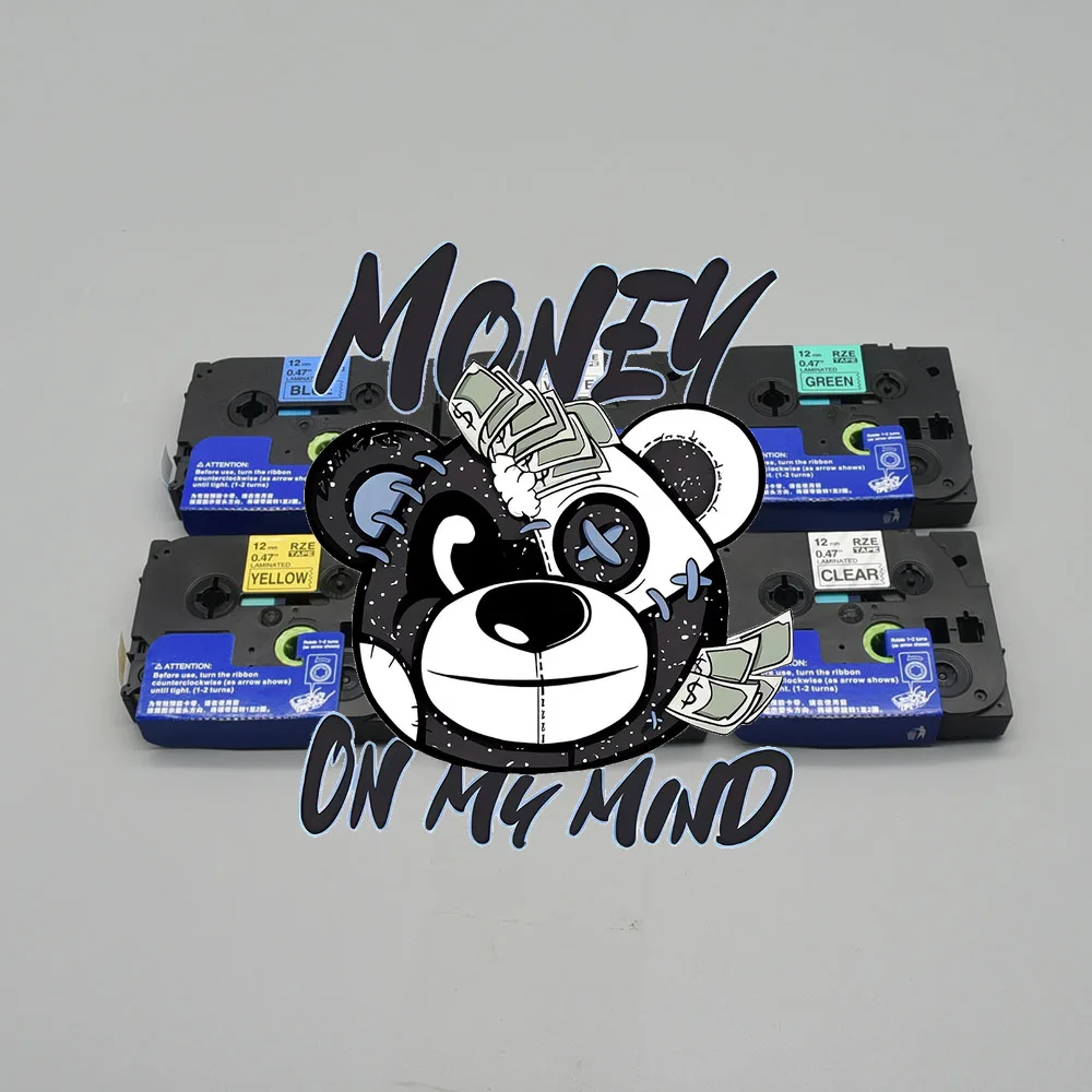 

6/9/12 мм 231 TZ-белая лента для этикеток 221 211 Ламинированная лента 631 431 531 Лента для маркировки, совместимая с устройством для изготовления этикеток Brother PT-H110