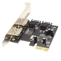 CY Xiwai PCI-E to 4 Ports SATA 3.0 ESATA PCIE SATA3 6Gbps PCI-E Adapter Expansion Card