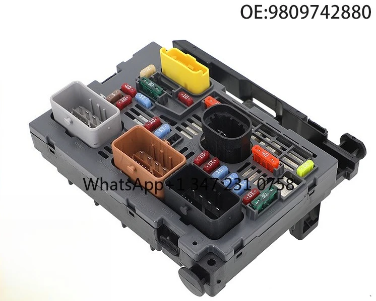 9809742880 ل Pe ug eot 307 408 قطع غيار السيارات صندوق الصمامات مدير البطارية صندوق الصمامات #1