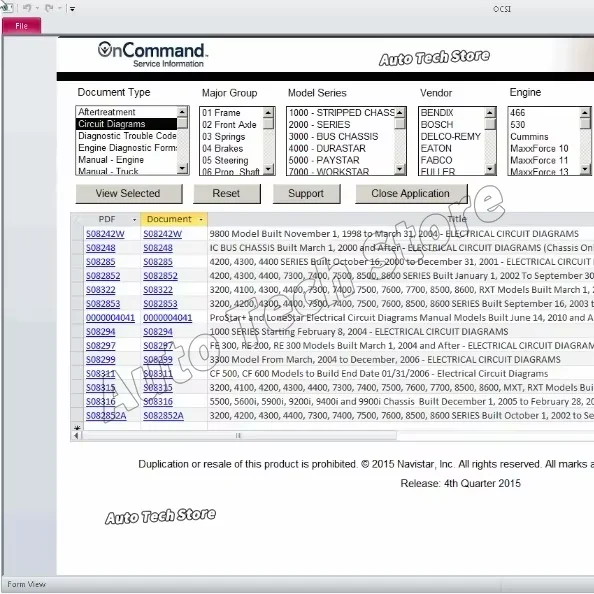 For International Truck ISIS - For Navistar OnCommand Service For Information 2020 Q1 Car Repair Tool Diagnostic Tools Software