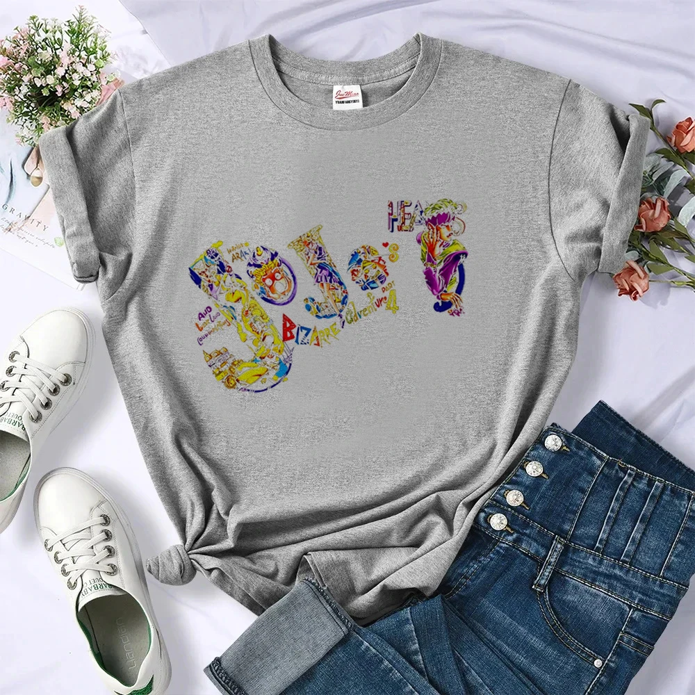 Jojo's Bizarre Adventure top tees femme kawaii dollette Retro meme clearance sales t-shirt alternative  clearance sales 80s