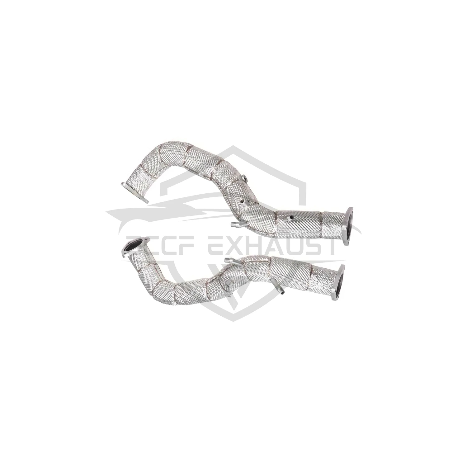 Sport Downpipe Met Hitteschild Voor Porsche 718 GT4 RS 4.0L Agressieve Uitlaat Geluid High Flow Prestaties Upgrade