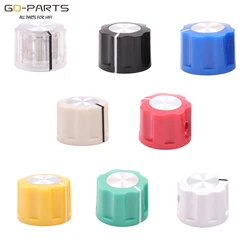 16*12mm Plastic Set Pointer Knob For Guitar Bass AMP Effect Pedal Stomp Box DJ Mixer Overdrive Radio 1/4