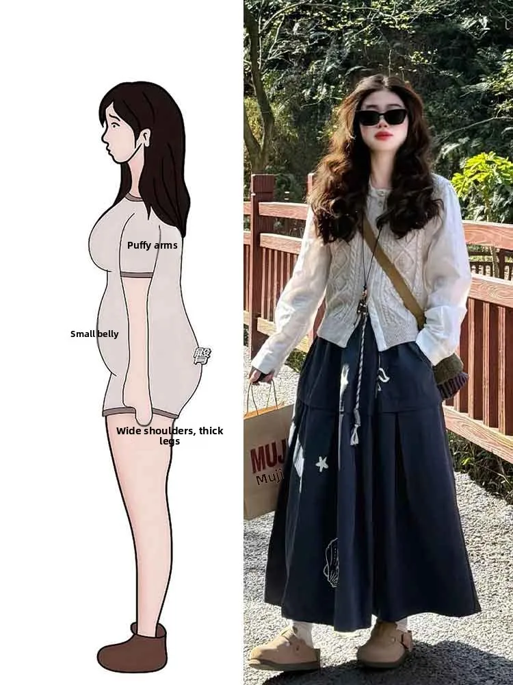 

plus Size Knitted Vest irt Skirt Tee Piece Set Korean Sle Spring Faion Women's Ensemble High Quali Layering Outfit